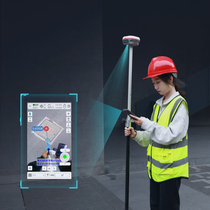 AR指引，放样一杆到位