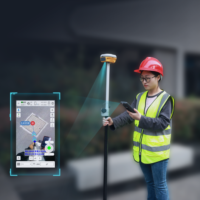 AR指引，放样一杆到位